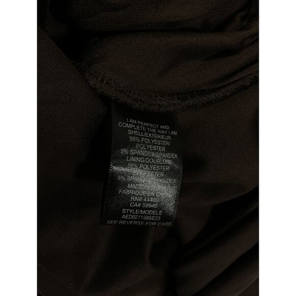 Afrm 'Signe' Brown Mockneck Dress Size L - Picture 5 of 5